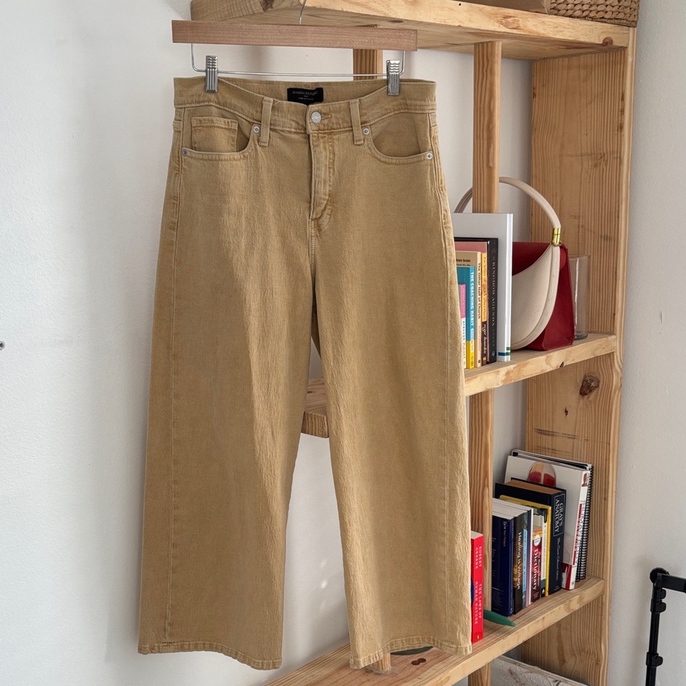 Banana Republic Wide Leg High Rise Cropped Jeans